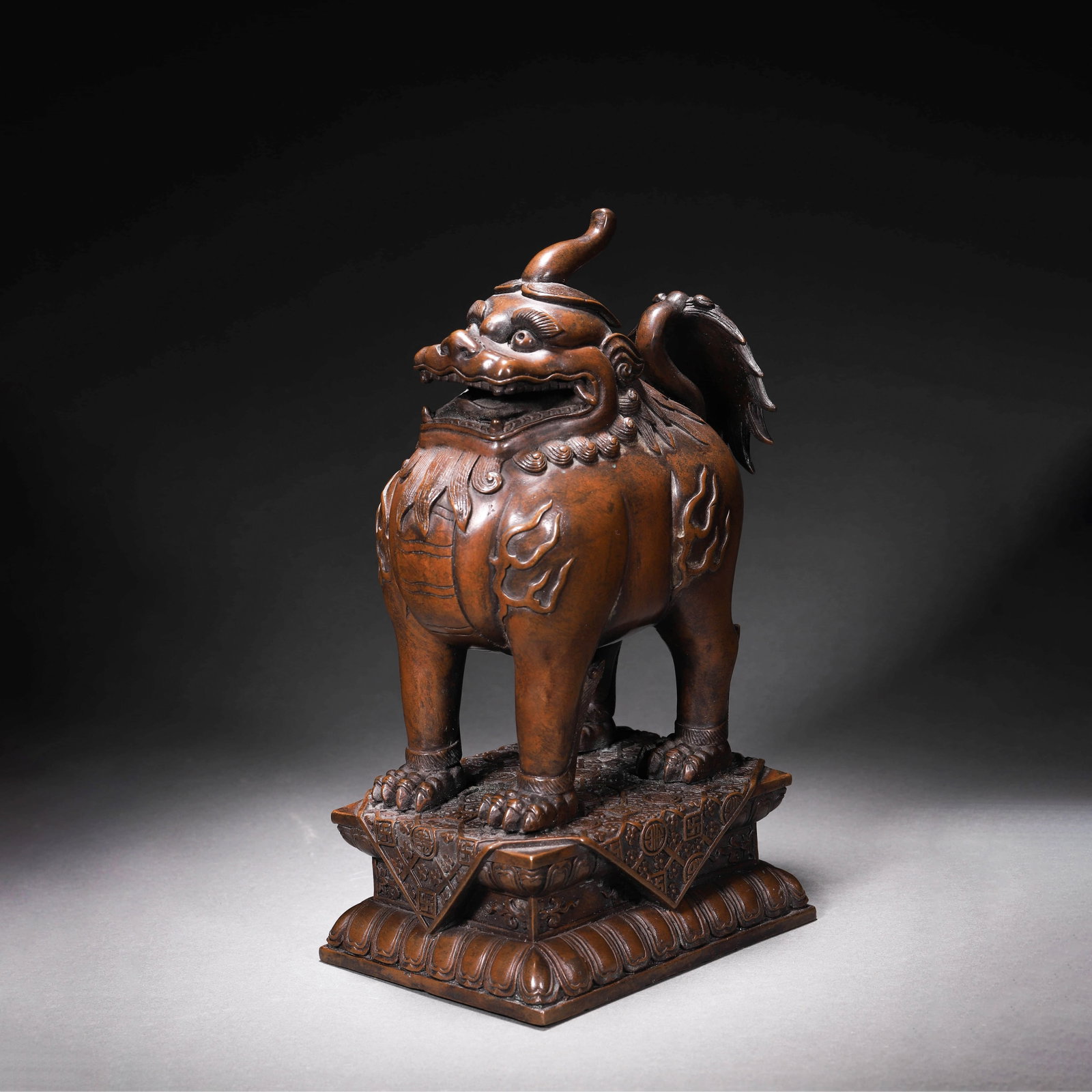 Bronze 'BEAST' incense burner (1 of 9)