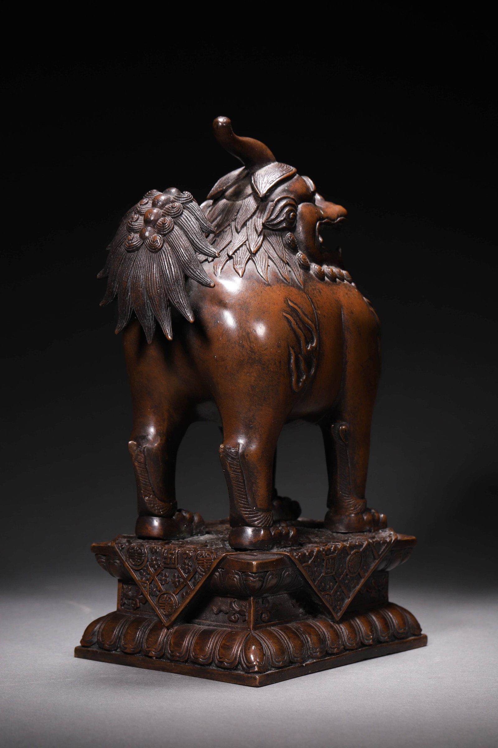Bronze 'BEAST' incense burner - 6