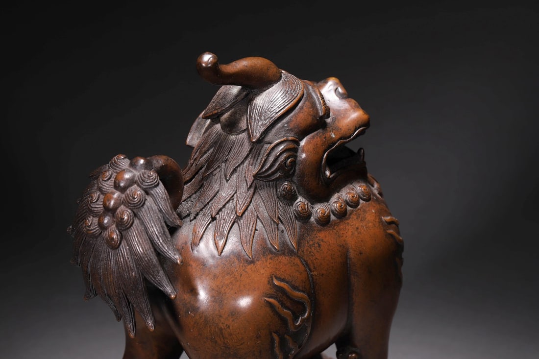 Bronze 'BEAST' incense burner - 7