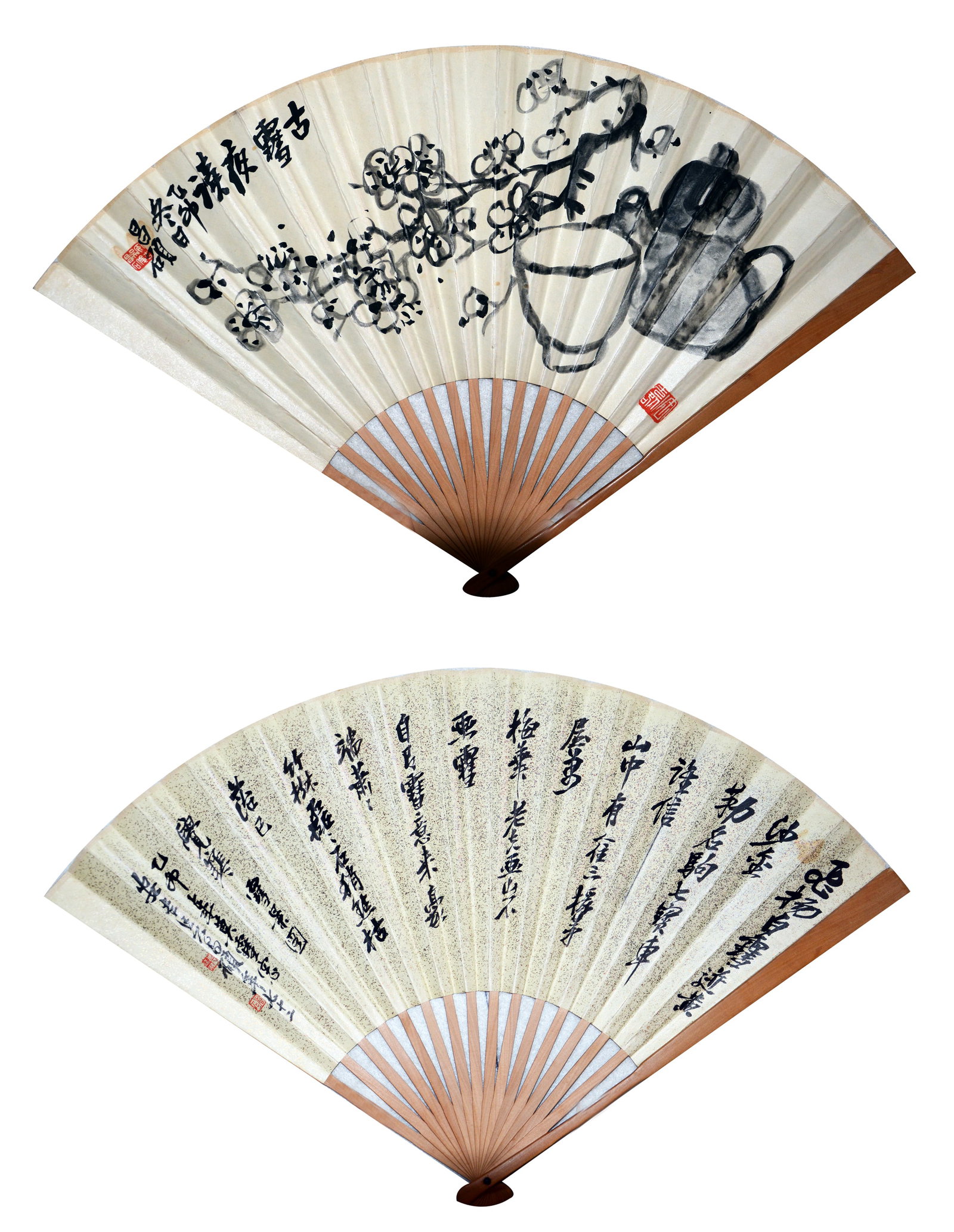 Chinese Drawing Flower Painting, Wu Changshuo Mark: Chinese Drawing Flower Painting, Wu Changshuo Mark 18×48cm