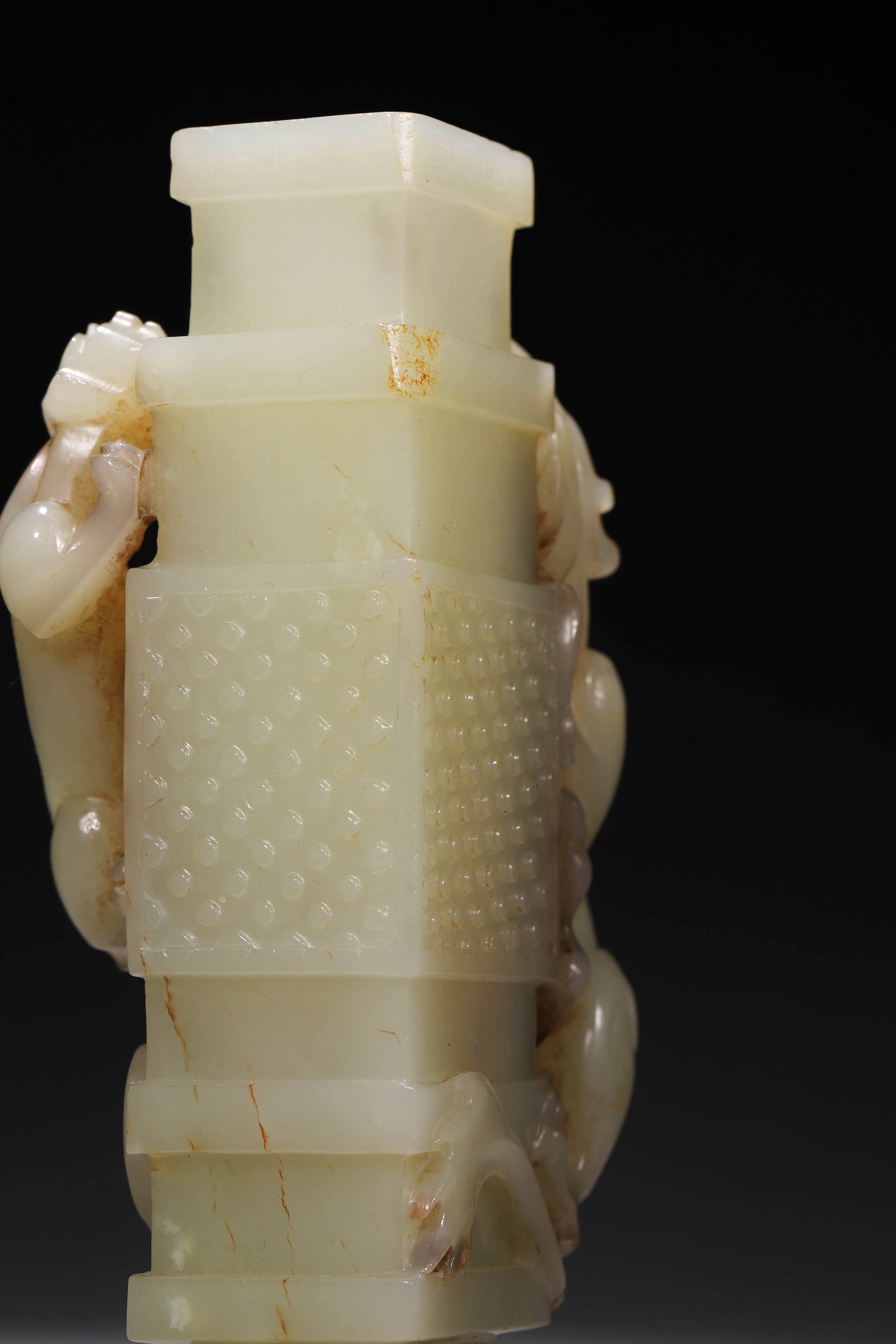 Carved 'DRAGON' vase - 6