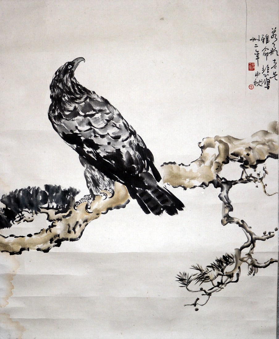 Chinese Drawing Animal Painting, Xu Beihong Mark: Chinese Drawing Animal Painting, Xu Beihong Mark 93×76cm