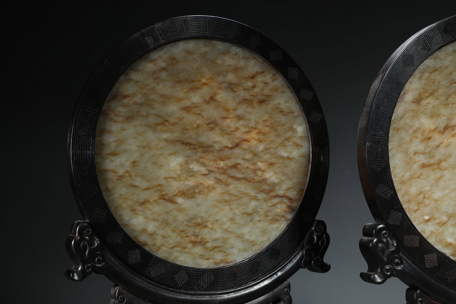 Pair Of Jade ‘Table Screen’ - 6
