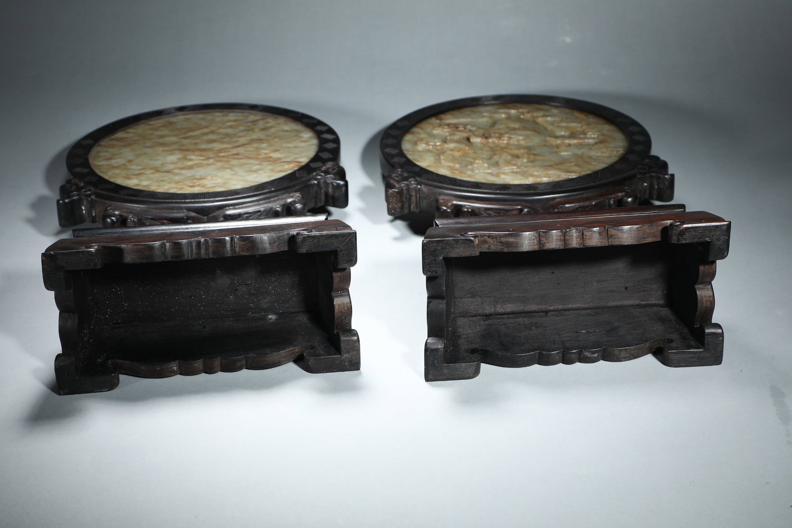 Pair Of Jade ‘Table Screen’ - 8