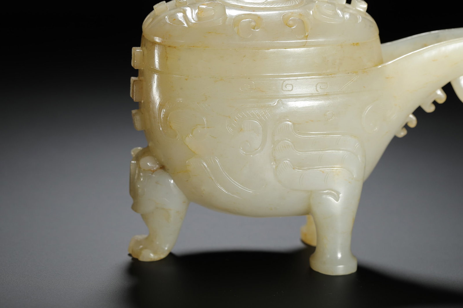Carved Jade Cup - 3
