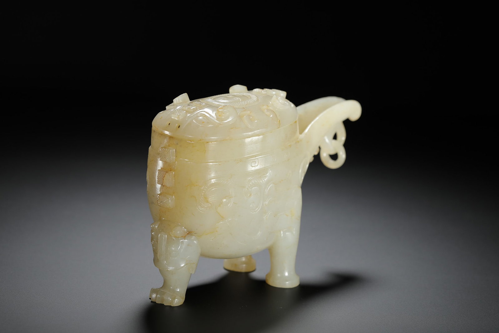 Carved Jade Cup - 4