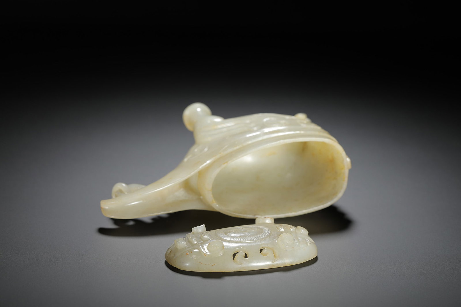 Carved Jade Cup - 8