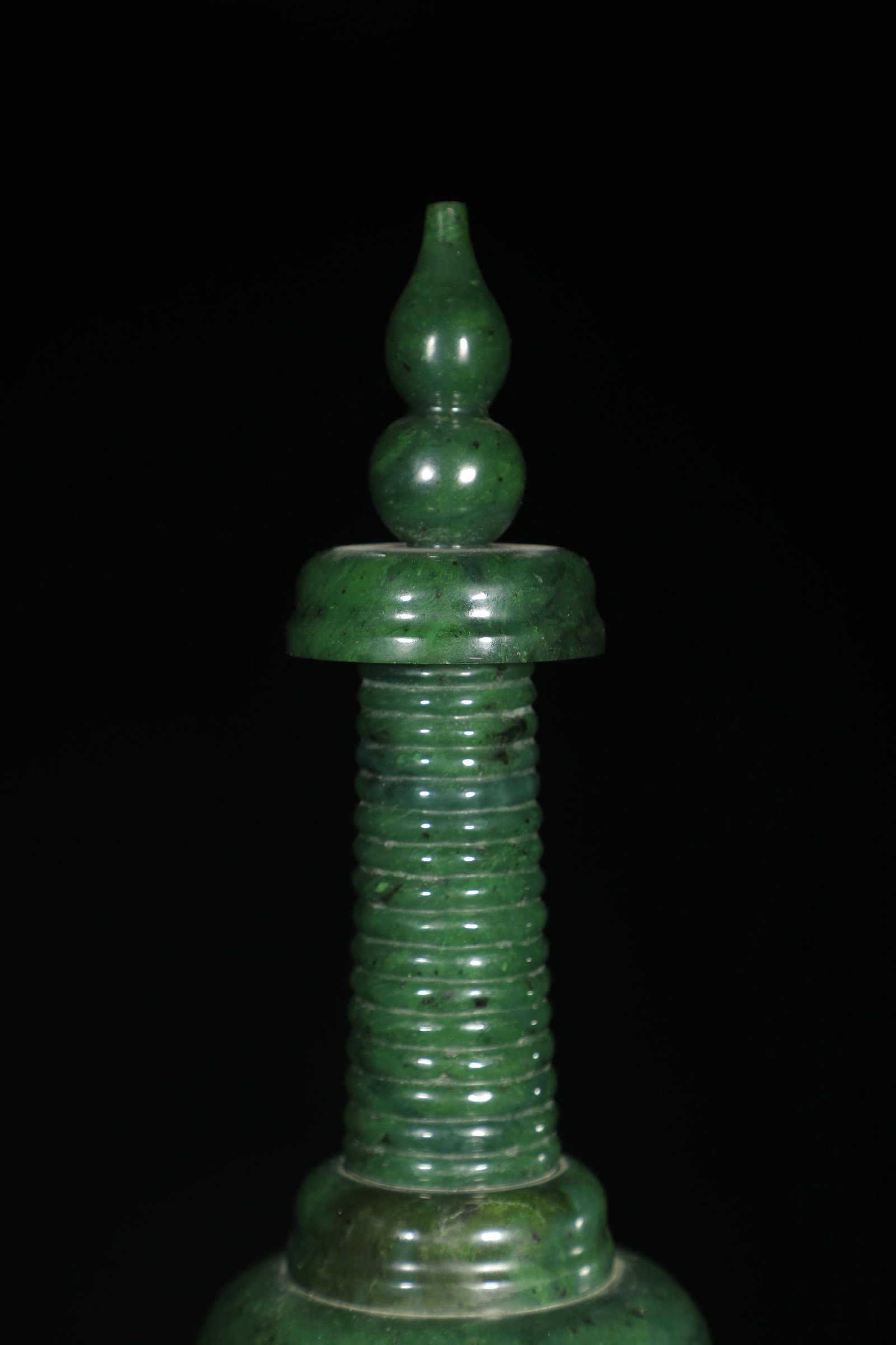 Celadon Jade Buddhist Pagoda - 2