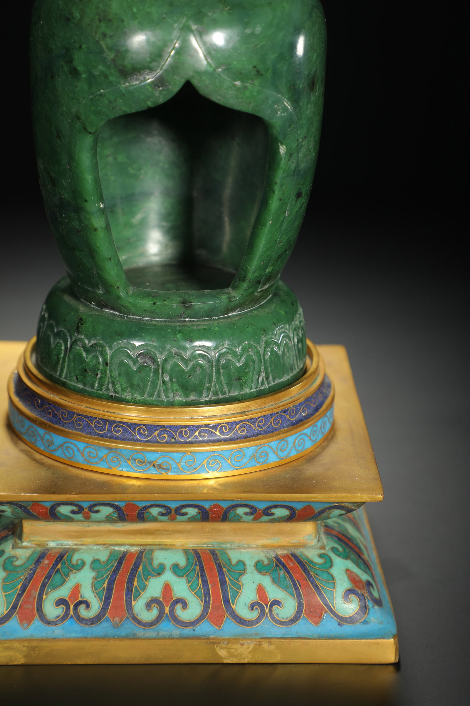 Celadon Jade Buddhist Pagoda - 4