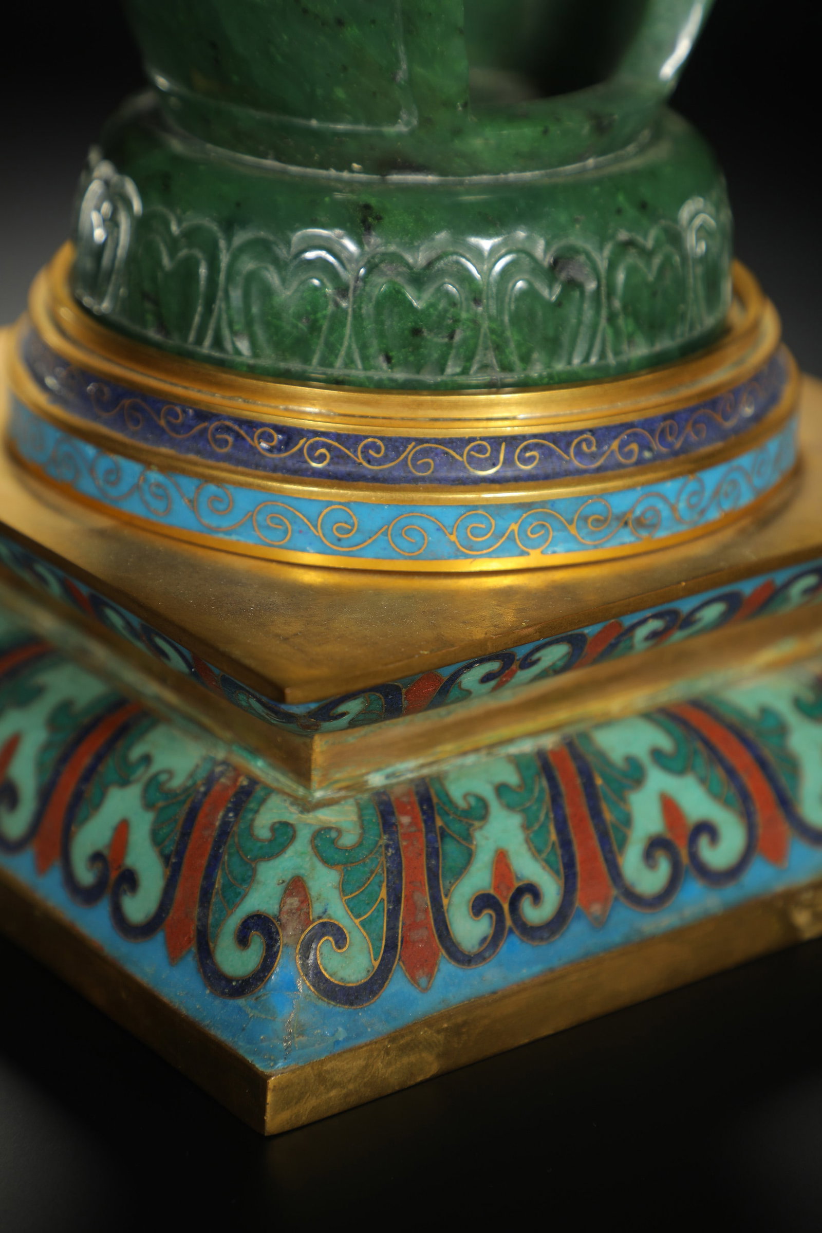 Celadon Jade Buddhist Pagoda - 6