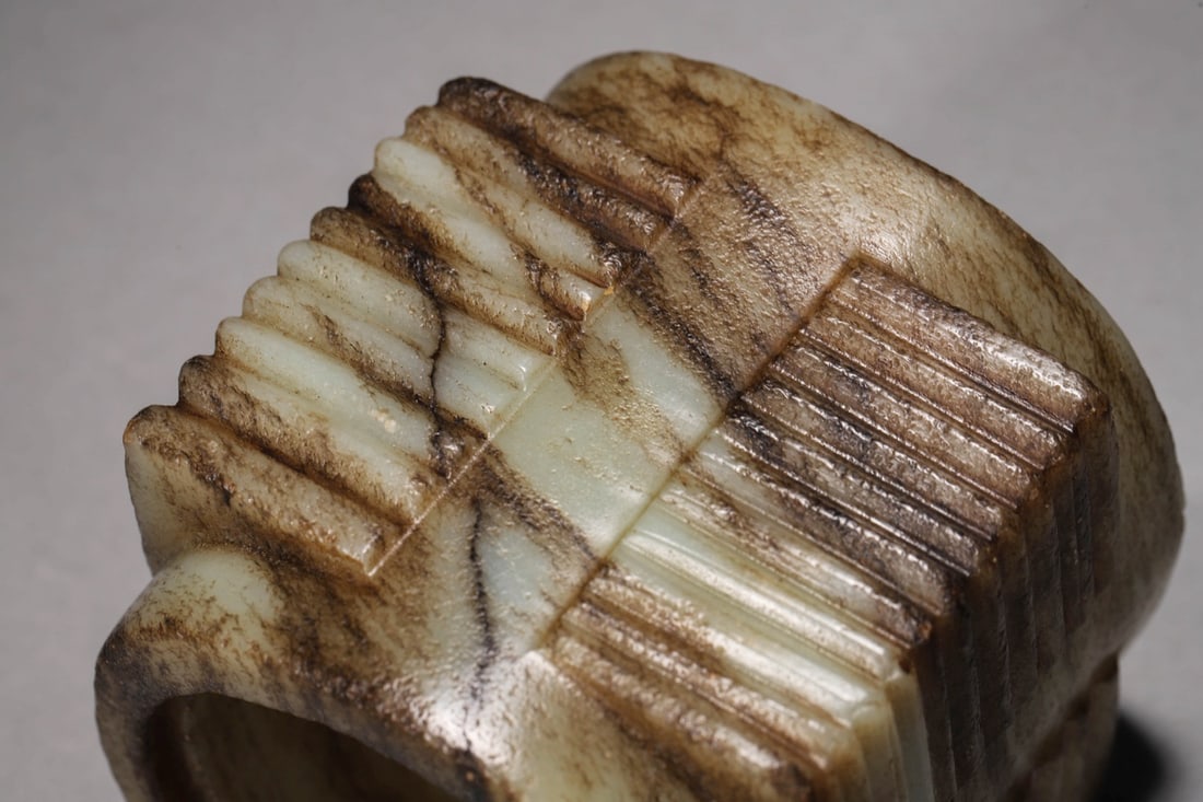 Brownish Jade Cong - 5