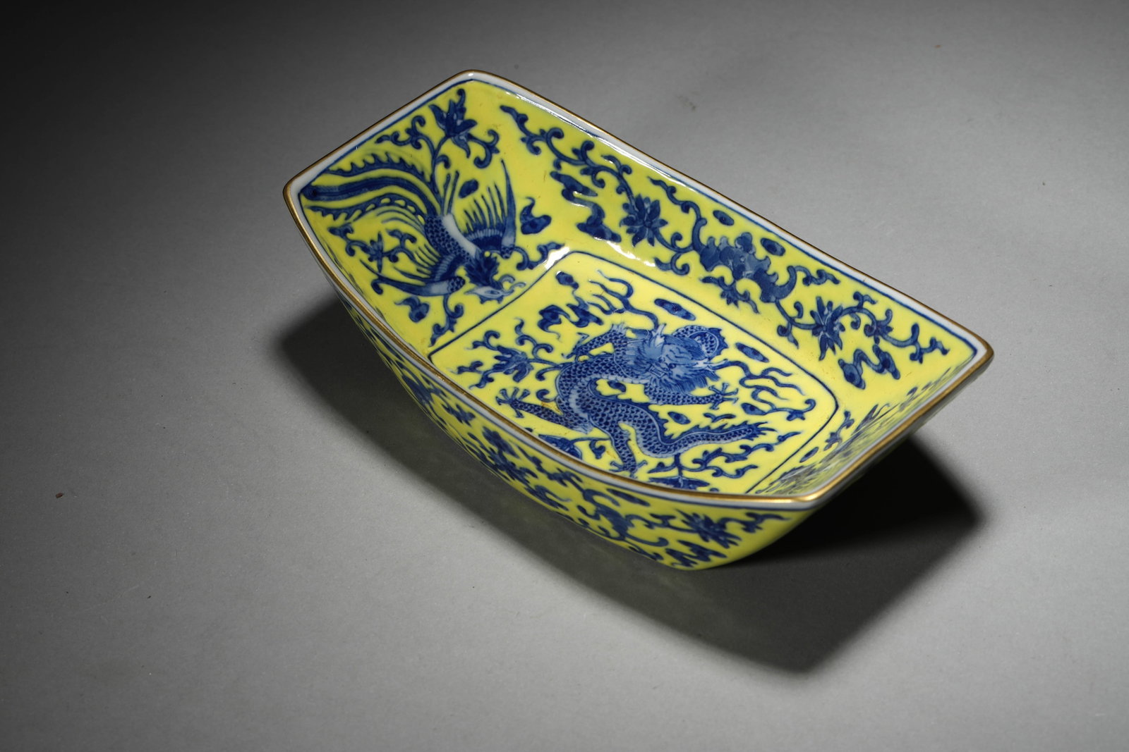 Yellow Ground Dragon Tea Tray - 3