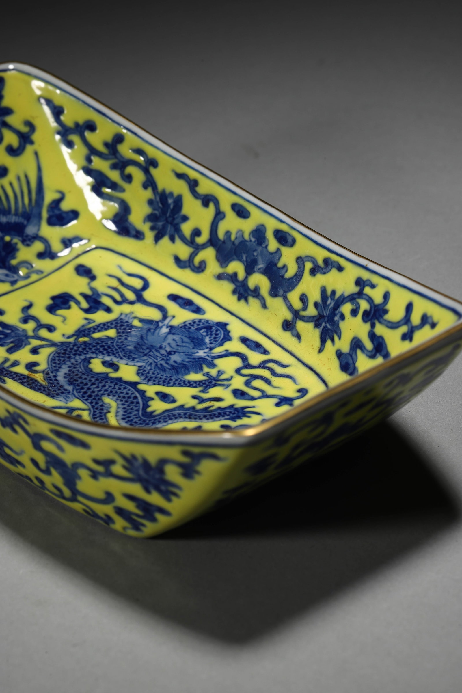Yellow Ground Dragon Tea Tray - 5