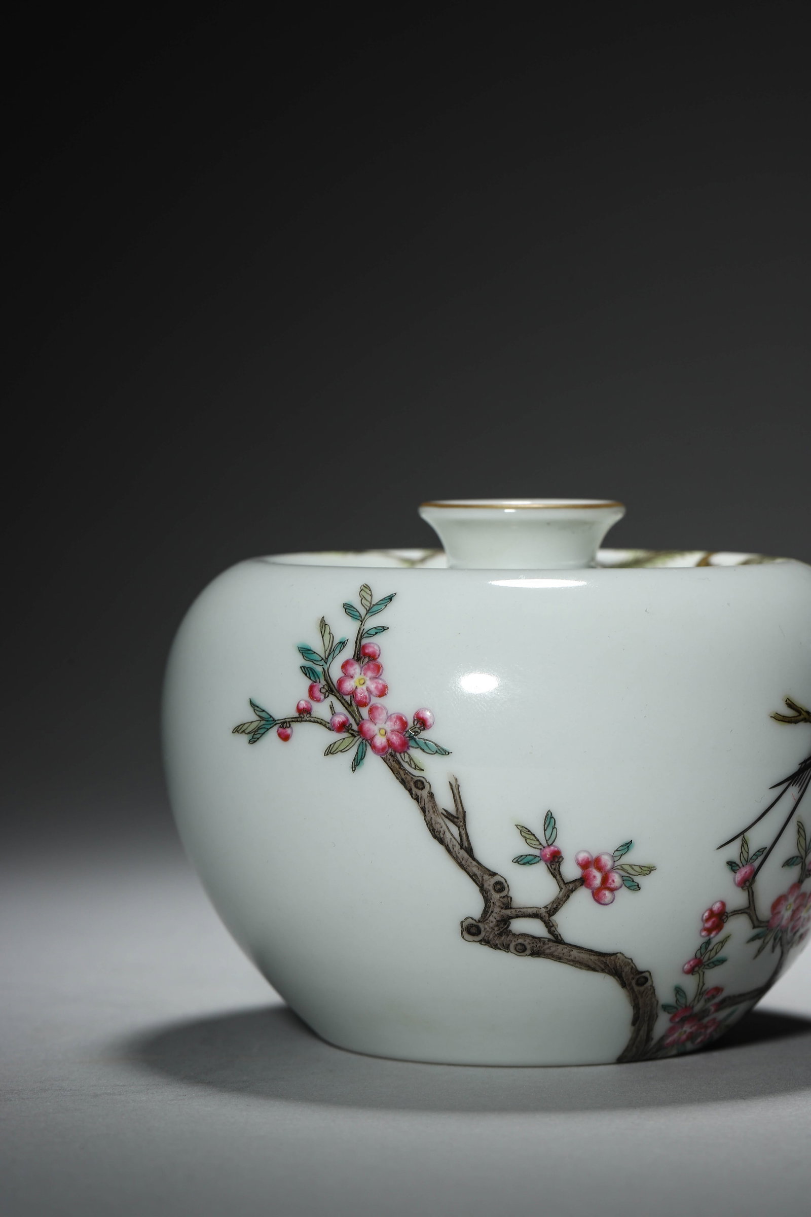 Famille-rose 'Apple' Vase - 3