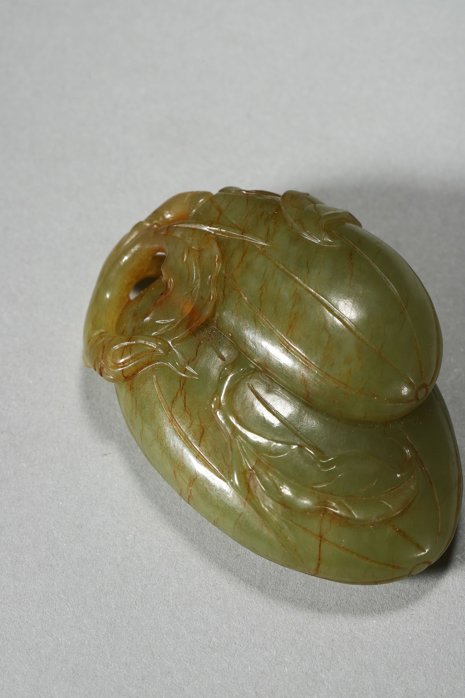 Yellow Jade Fruit Pendant - 2