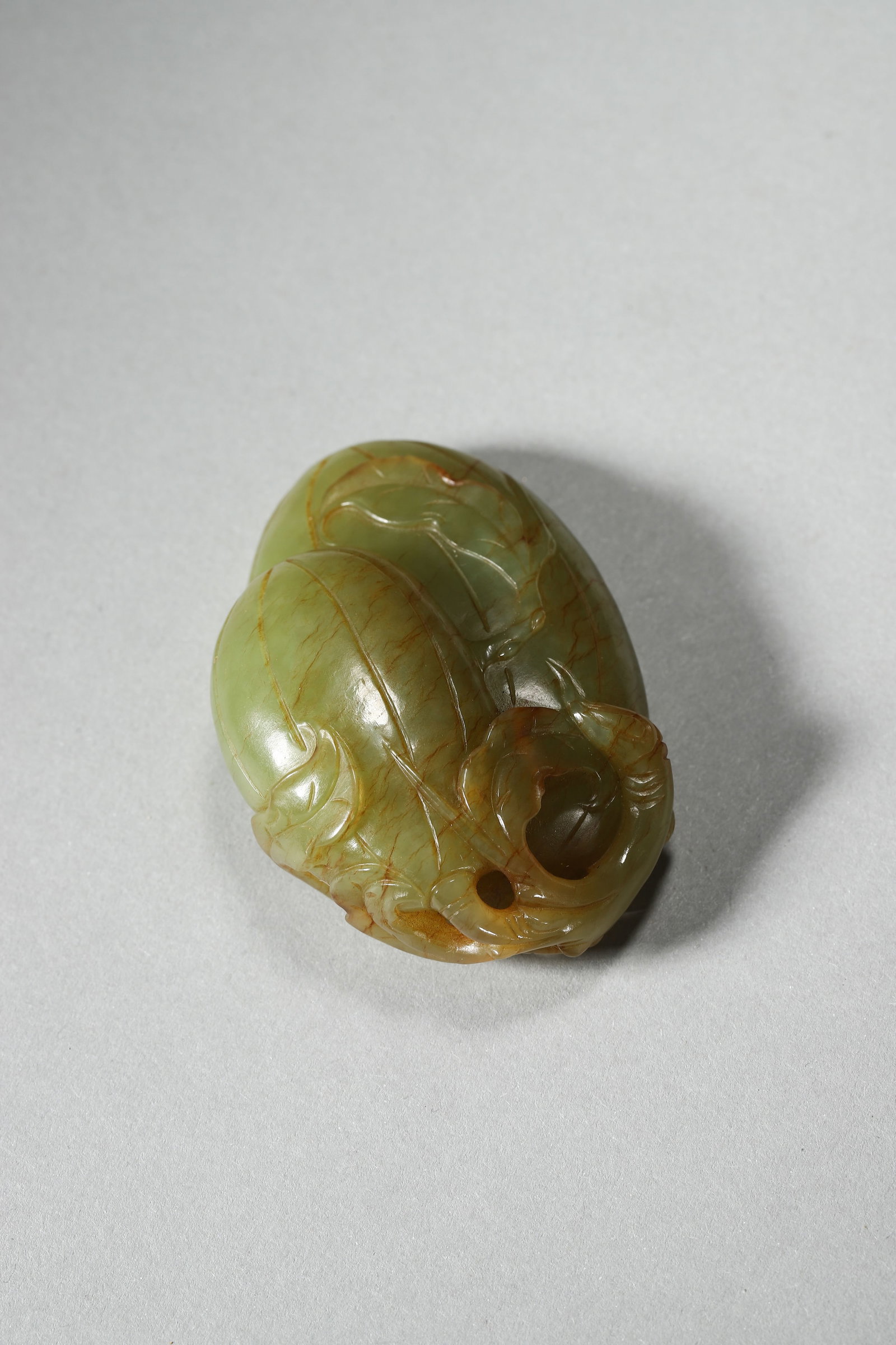 Yellow Jade Fruit Pendant - 3
