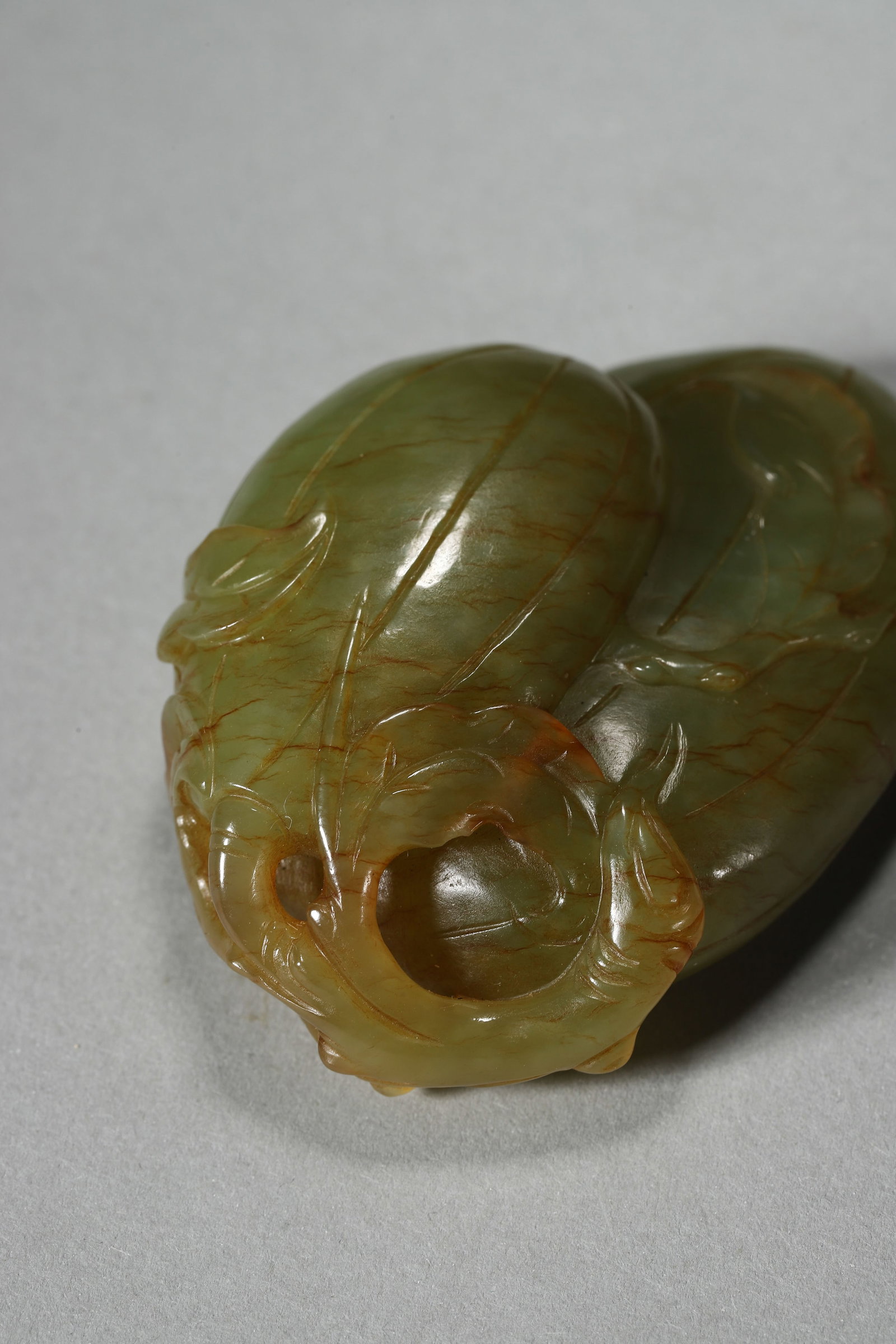 Yellow Jade Fruit Pendant - 4