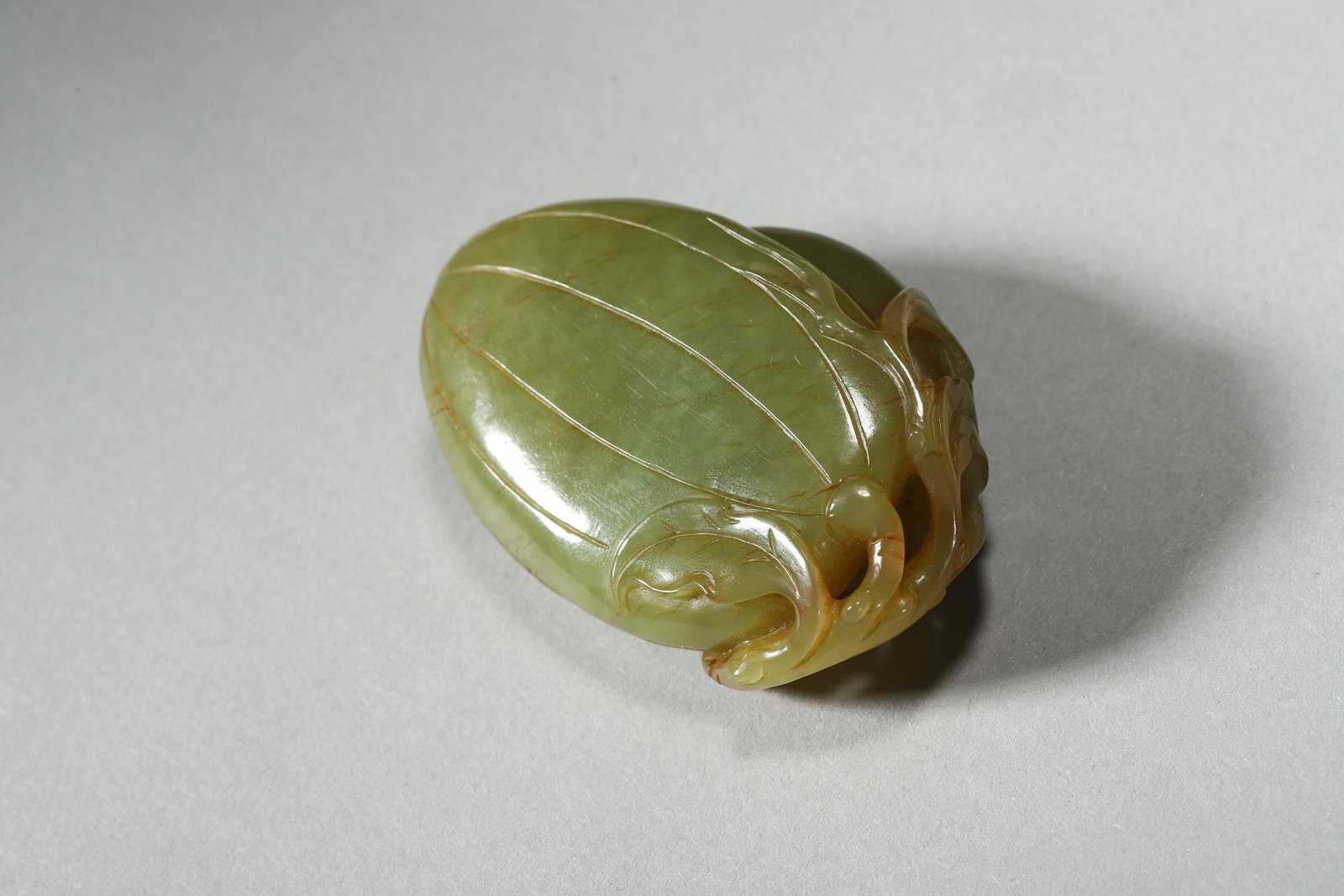 Yellow Jade Fruit Pendant - 6