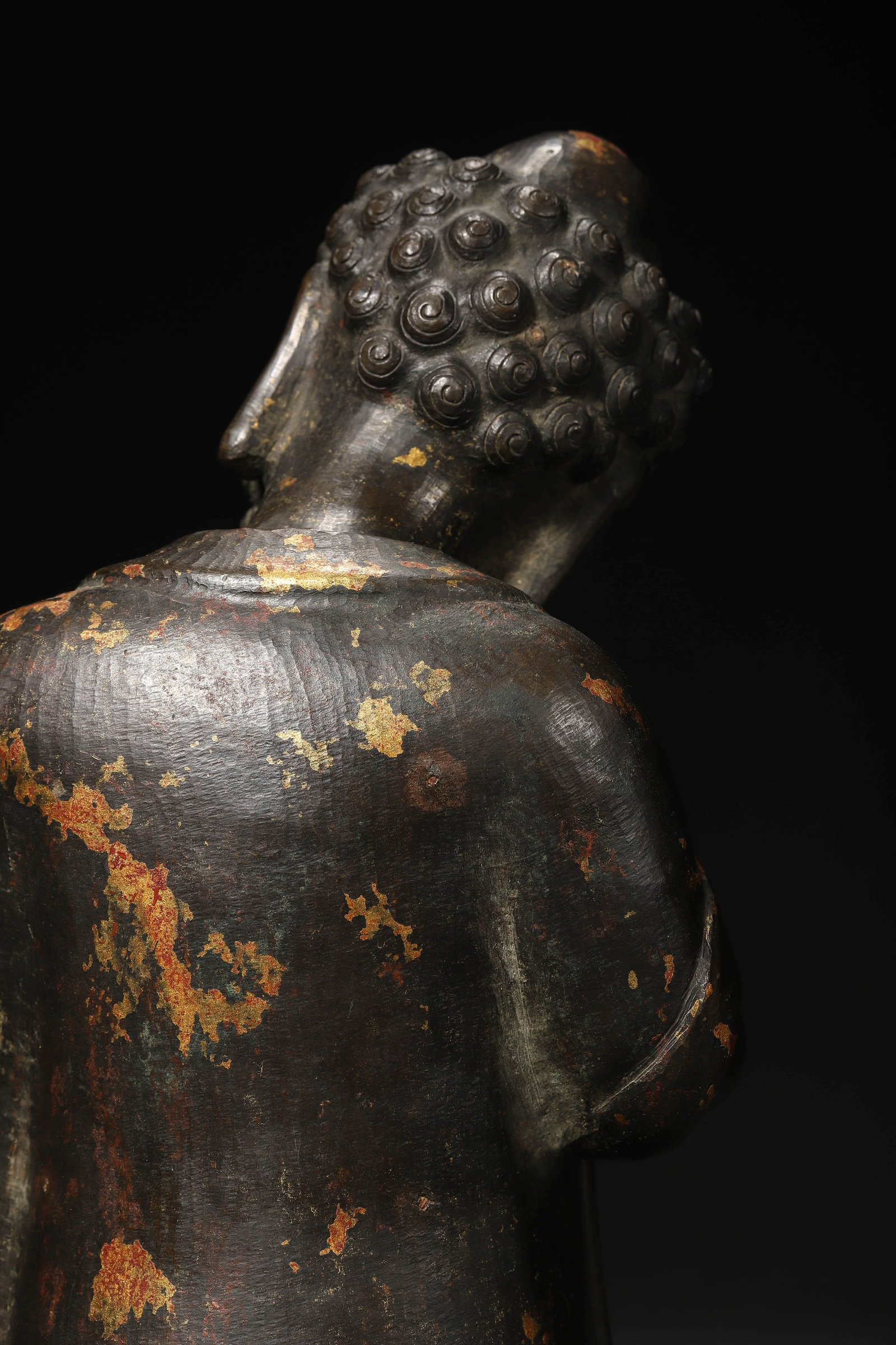 A Chinese Bronze Luohan Statue - 5