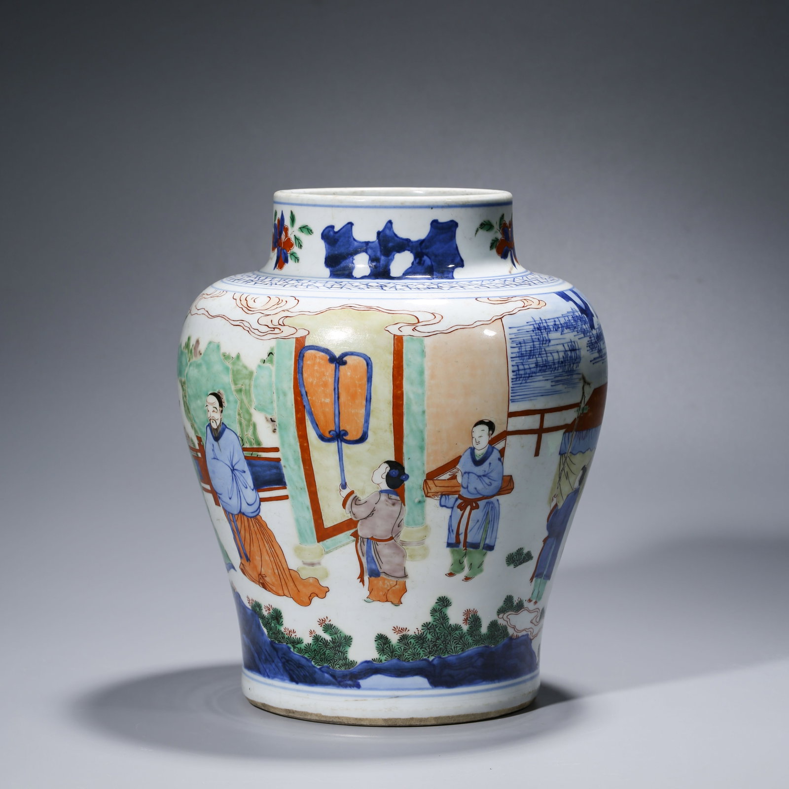 Wucai Figural General Jar (1 of 8)