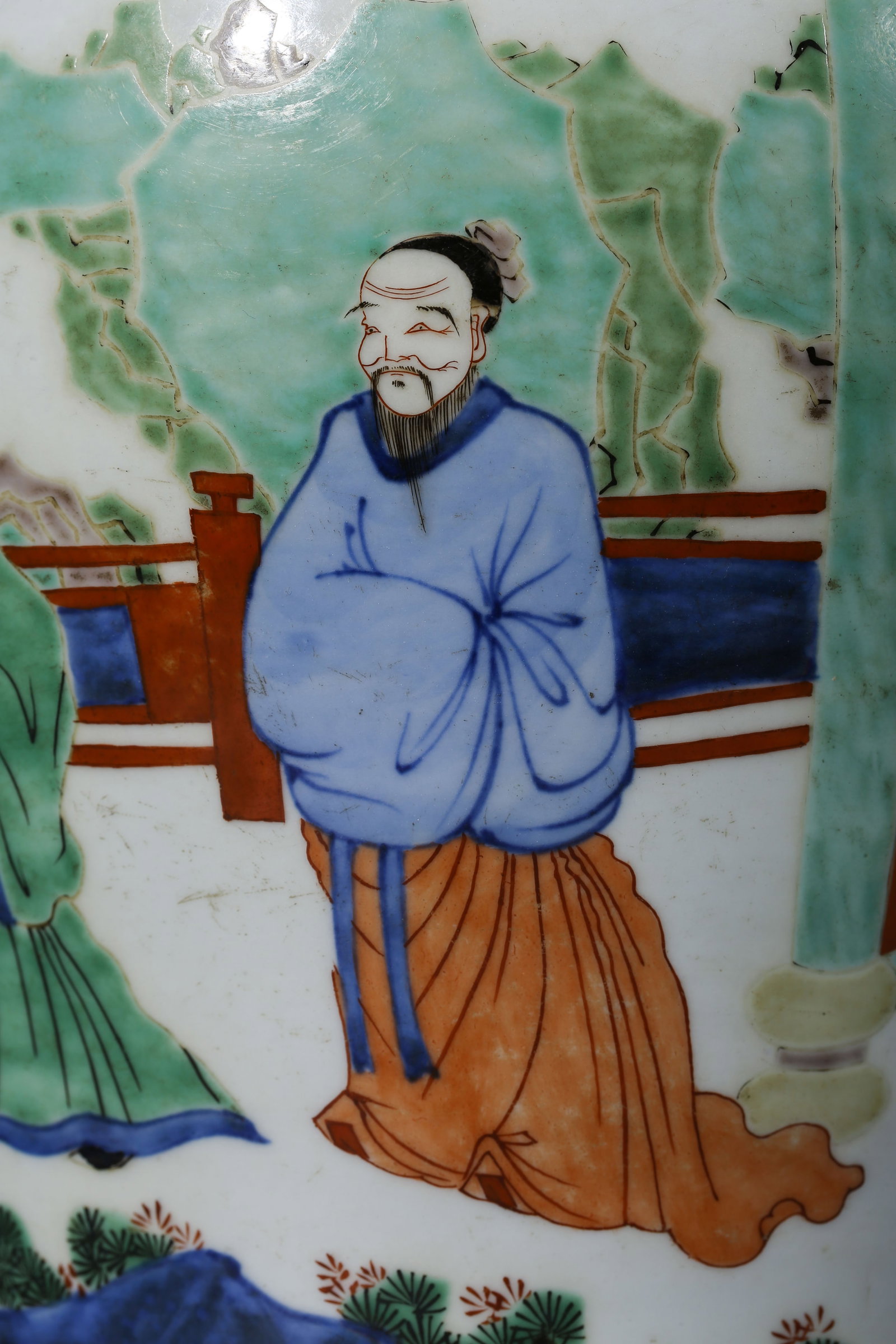 Wucai Figural General Jar - 6