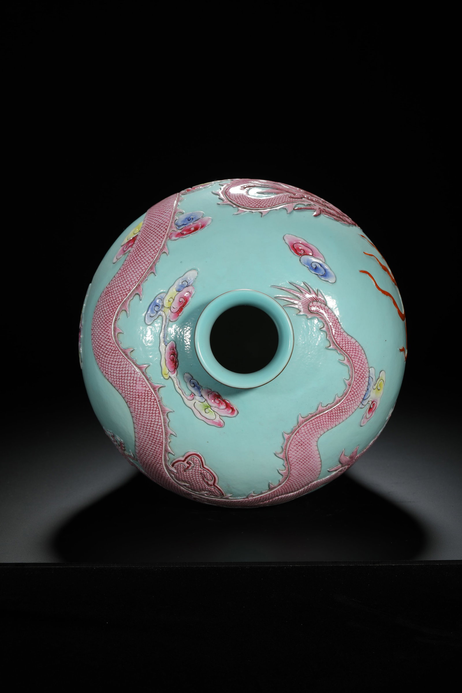 Green-Glazed Dragon Meiping - 9