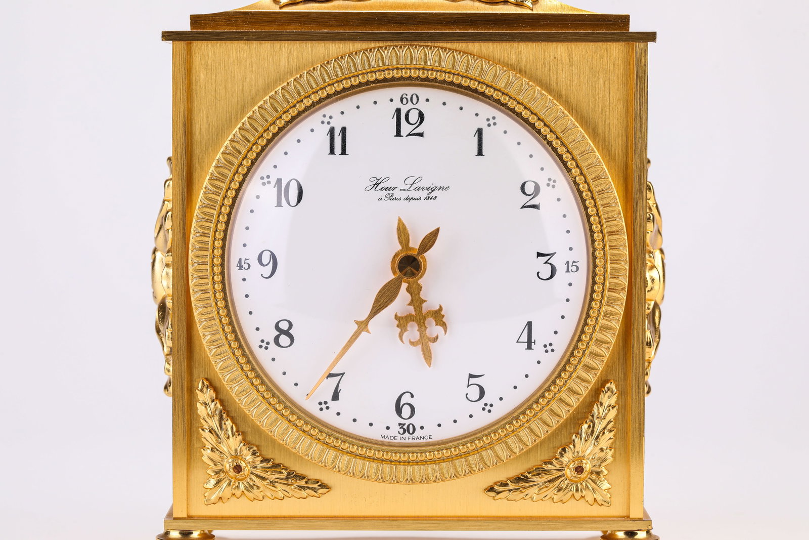 AN ?HOUR LAVIGEN? GILT-BRONZE CLOCK - 2