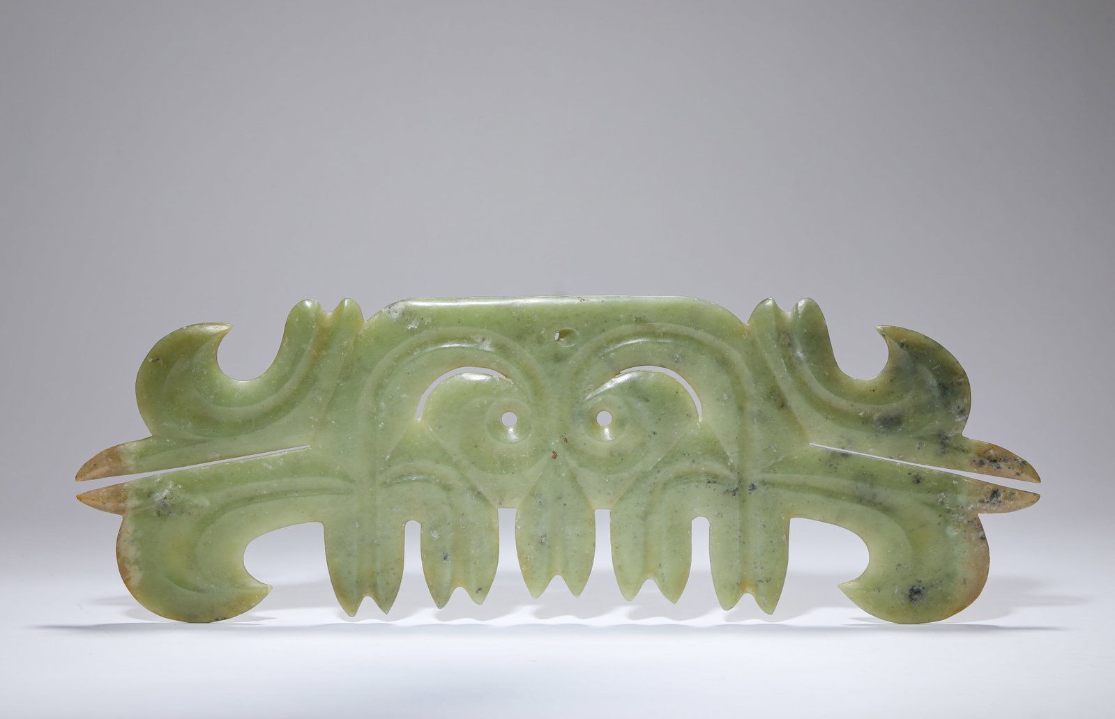 A JADE ?CLOUD AND HOOK? PENDANT - 2
