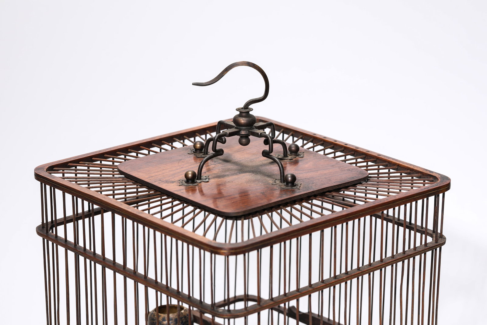 A WOOD BIRDCAGE - 2