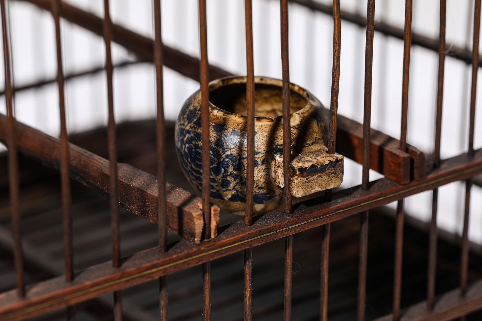 A WOOD BIRDCAGE - 5
