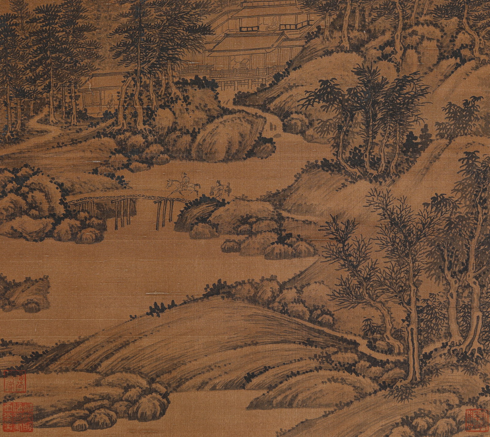 WANG MENG (1308-1385), ATTRIBUTED TO, LANDSCAPE - 5