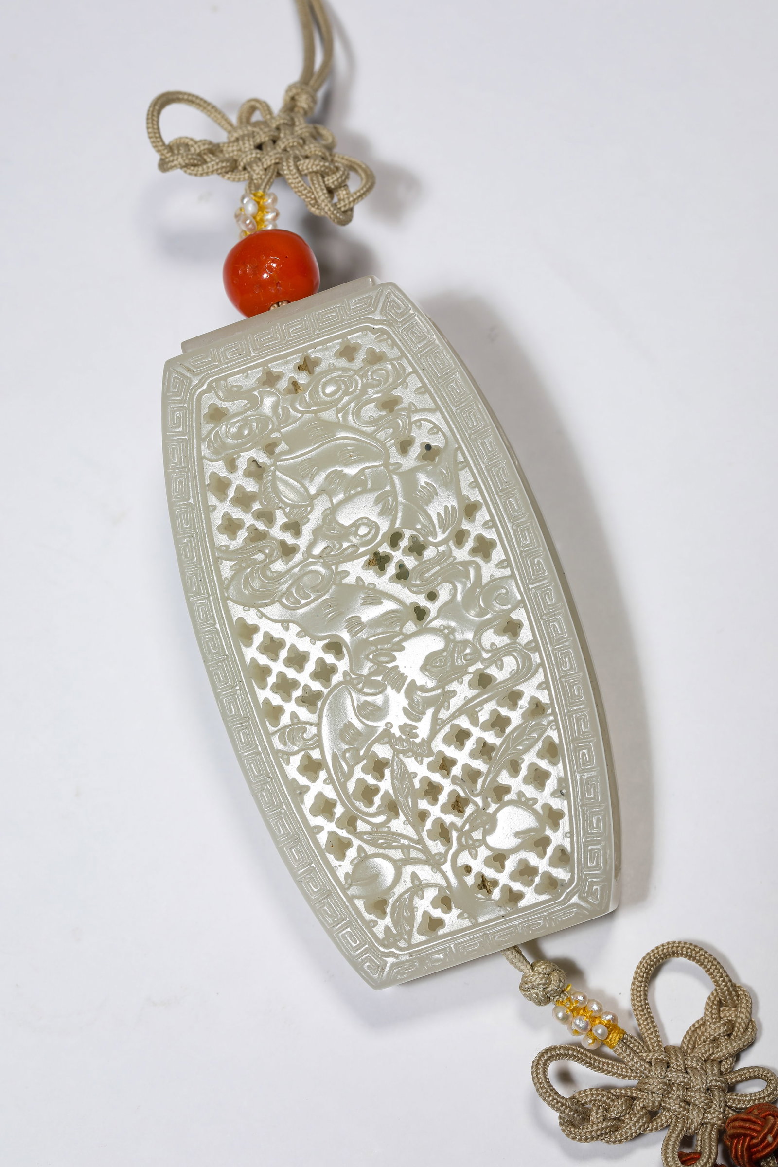 A JADE ?OPENWORK BAT? SACHET - 2