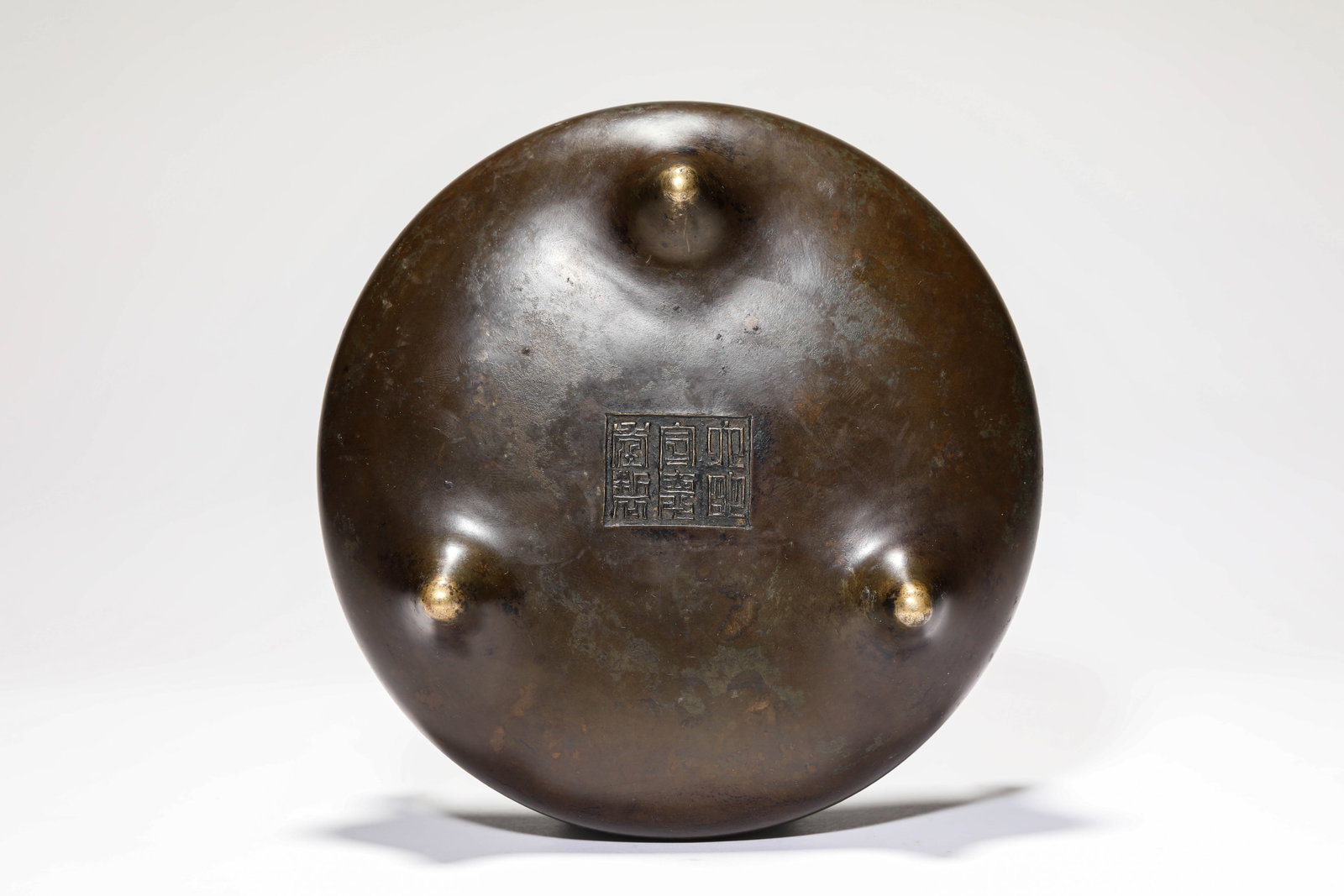 A BRONZE ?UPRIGHT-HANDLED? CENSER - 5