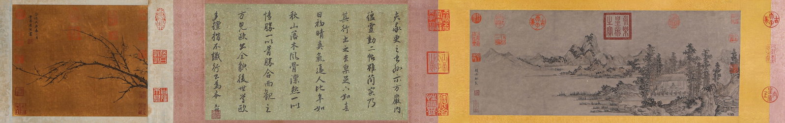 OUYANG XUN (557-641), ATTRIBUTED TO, RUNNING SCRIPT MODEL CALLIGRAPHY HANDSCROLL - 6