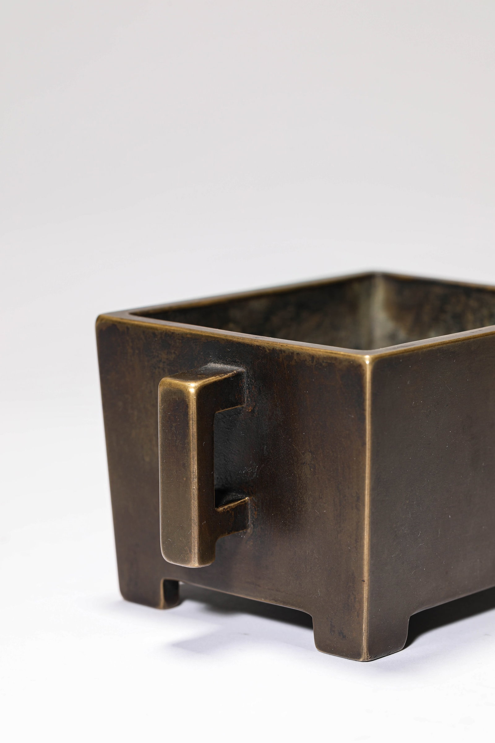A BRONZE ?TROUGH-FORM? CENSER - 2
