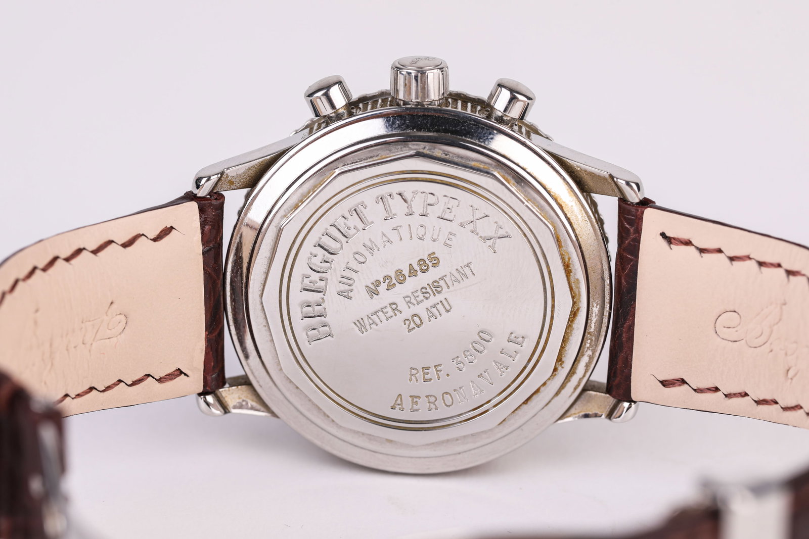 A BREGUET MECHANICAL WRISTWATCH - 3