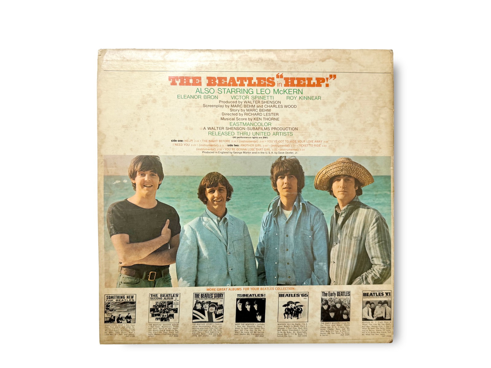 THE BEATLES FULLY SIGNED "HELP!" LP - 3