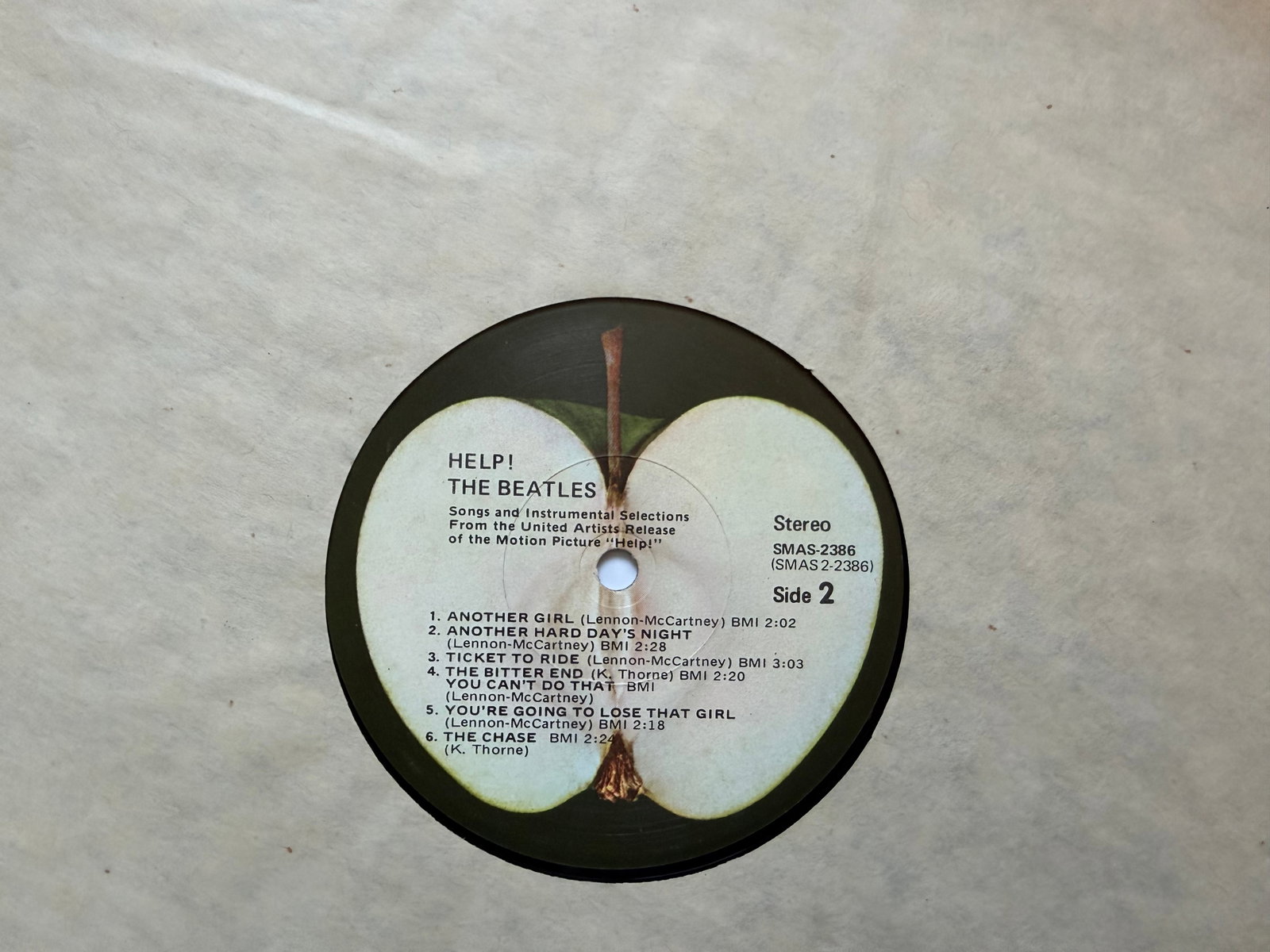 THE BEATLES FULLY SIGNED "HELP!" LP - 6