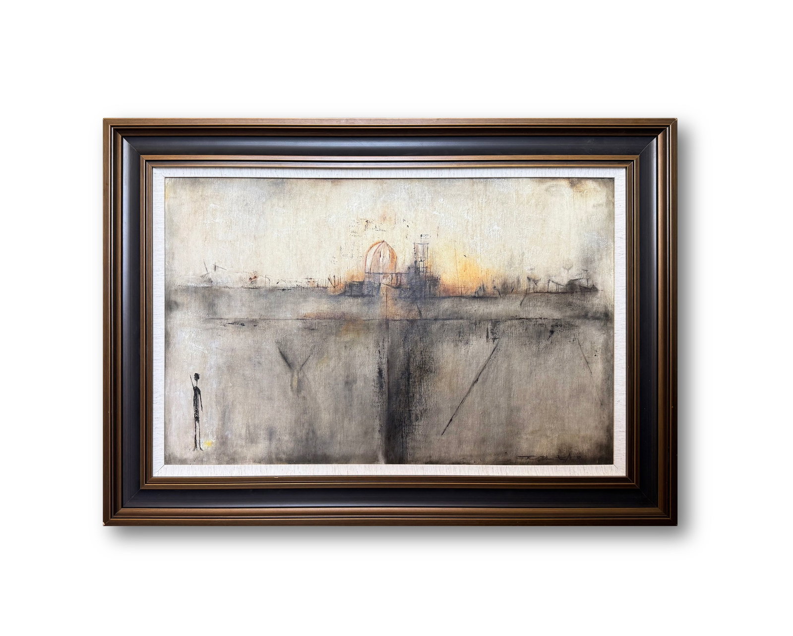 AN OIL PAINTING ON CANVAS: AN OIL PAINTING ON CANVAS Size:76*48.5cm