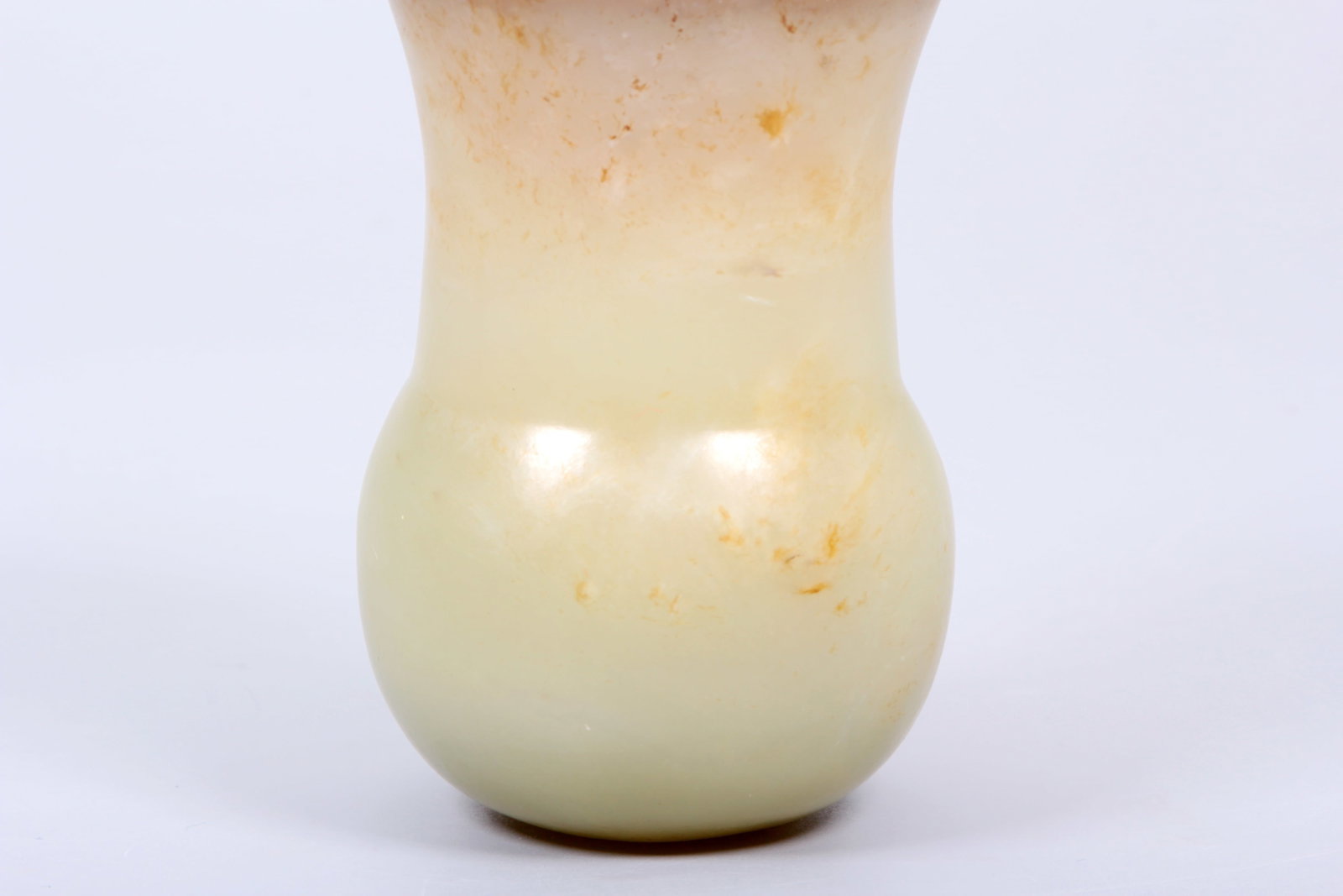 A HETIAN JADE INSECT-FORM GOURD - 4