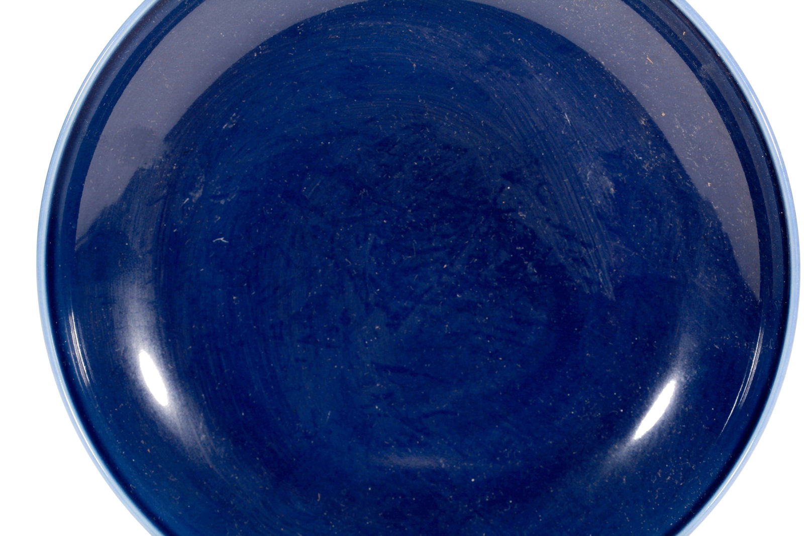 A JI BLUE GLAZED DISH - 2