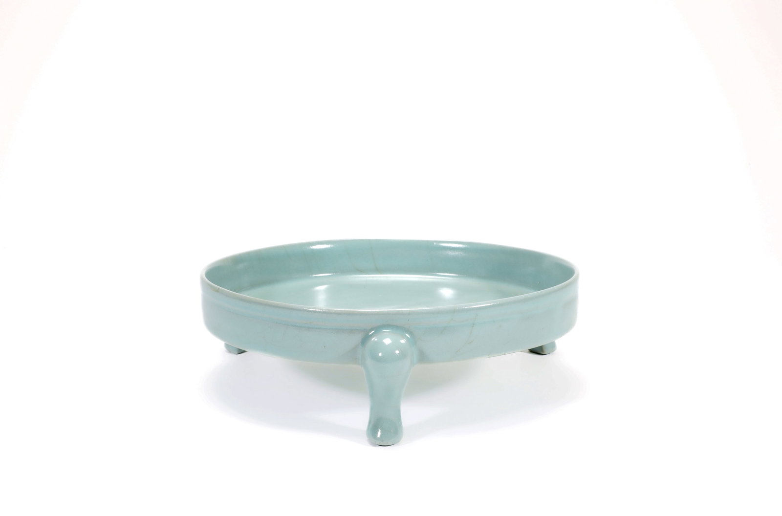 A RU KILN TRIPOD DISH - 5