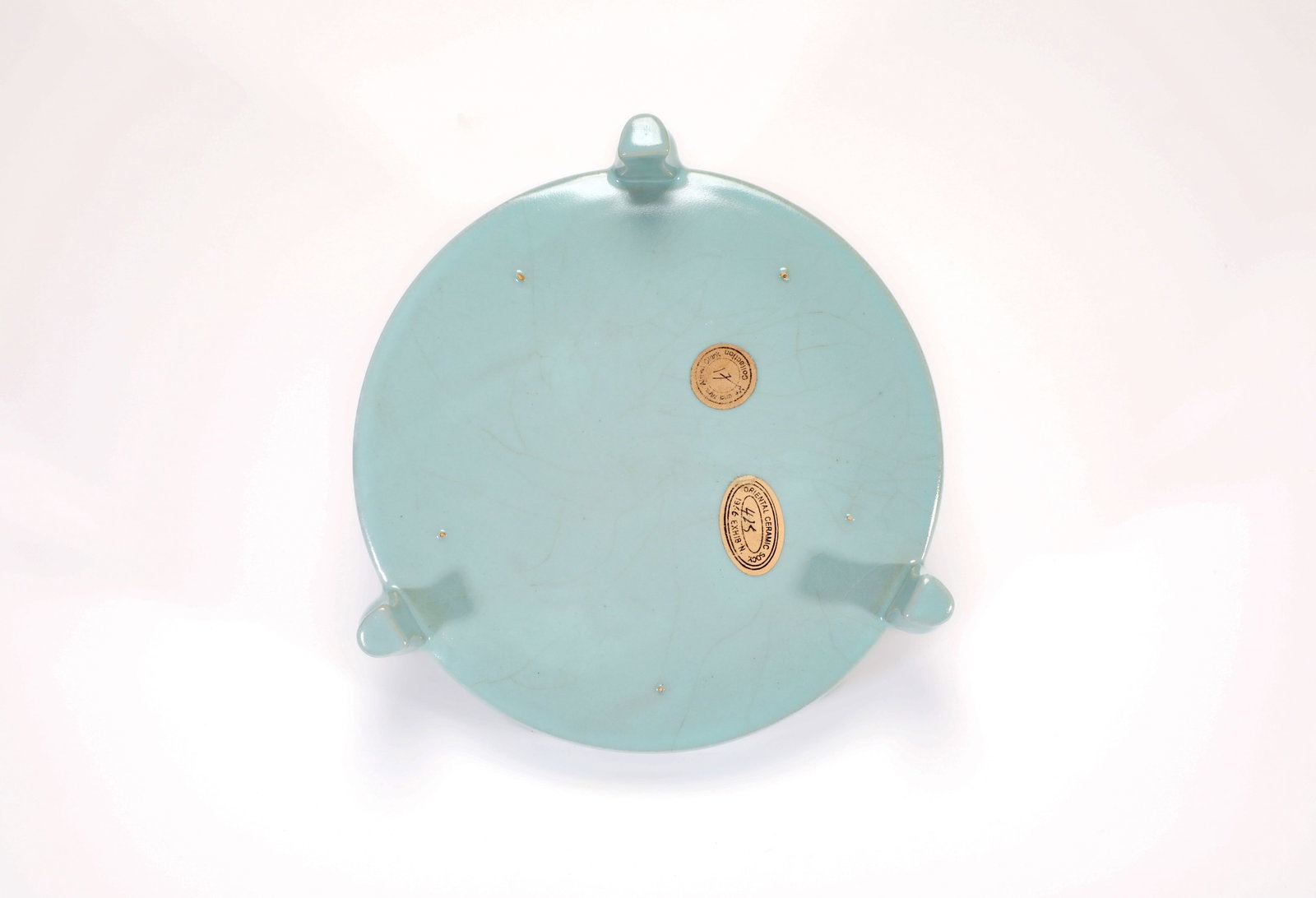 A RU KILN TRIPOD DISH - 8