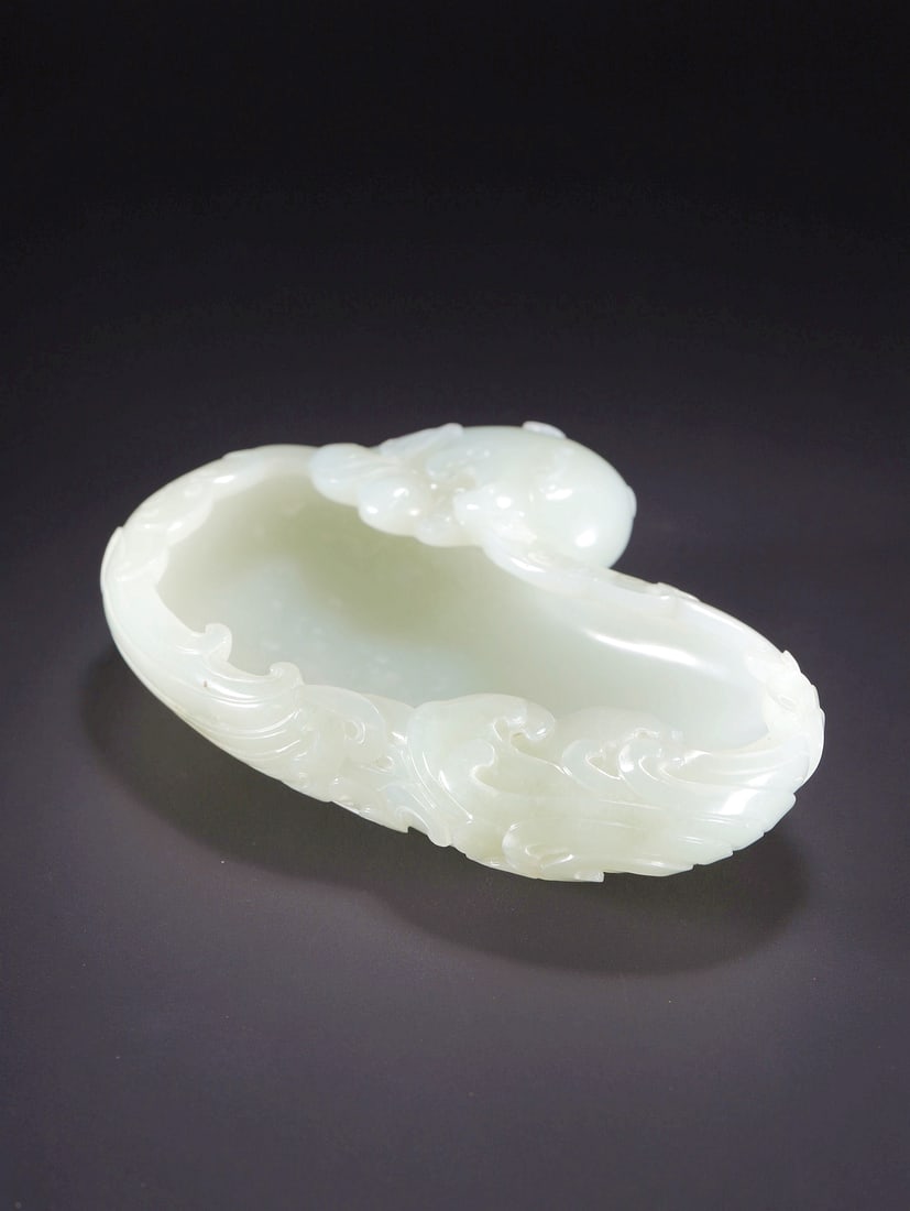 A HETIAN JADE 'PHOENIX' BRUSH WASHER - 4