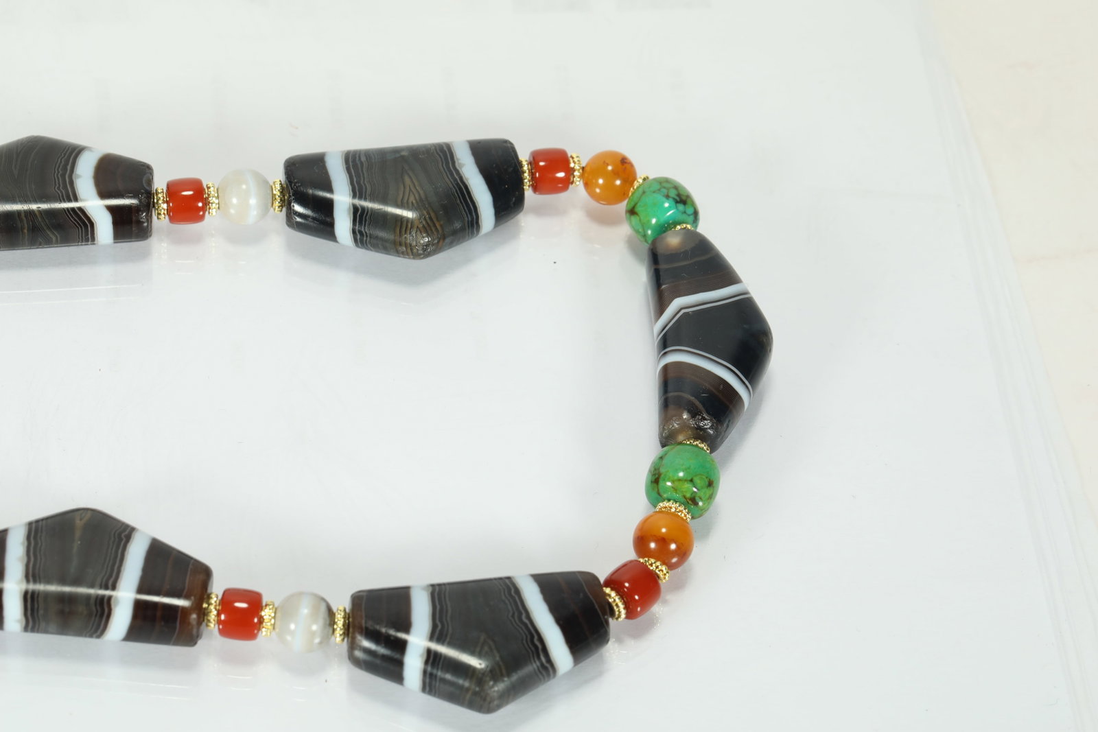 Dzi Bead Necklace - 2