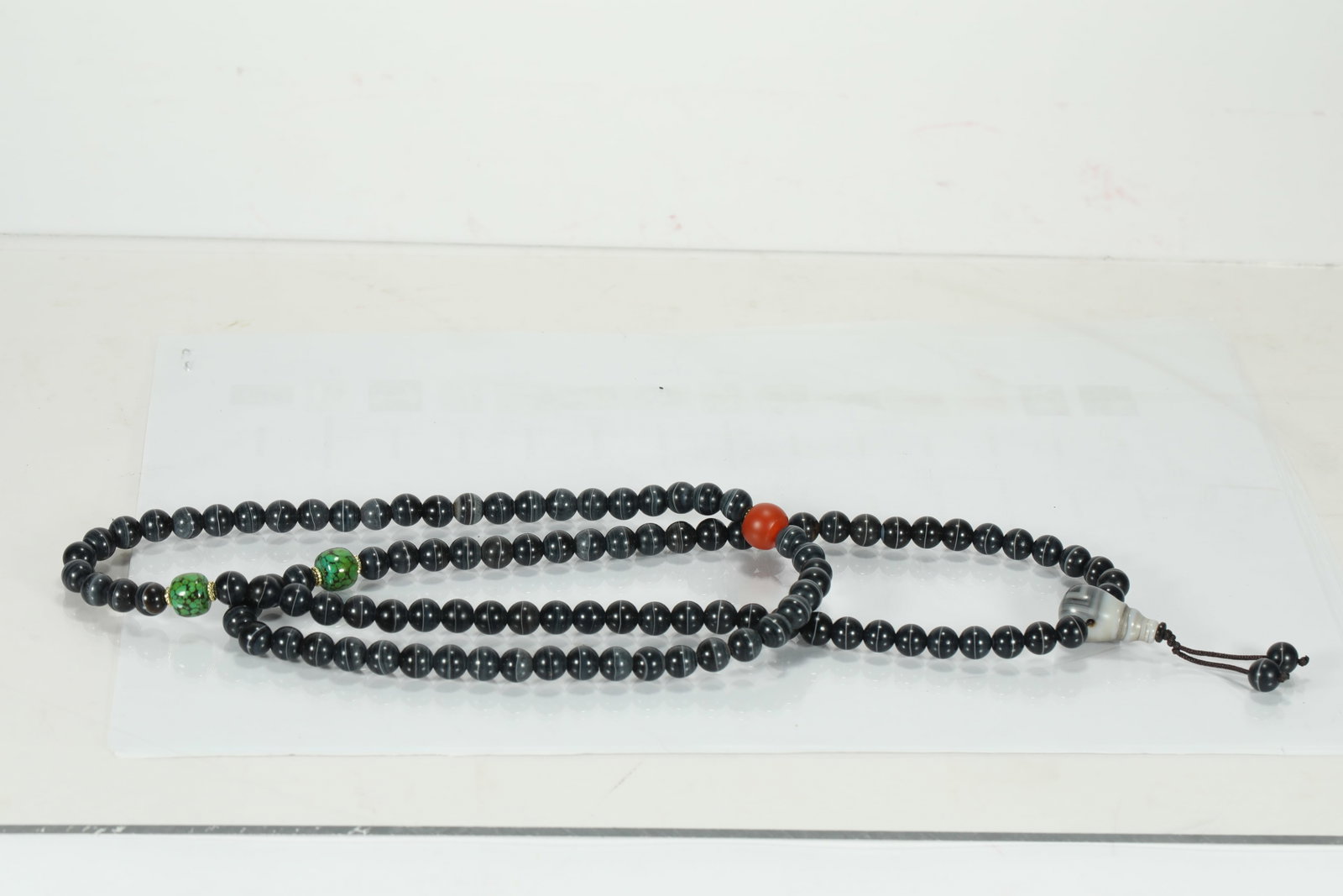 Agate Bead Necklace - 2