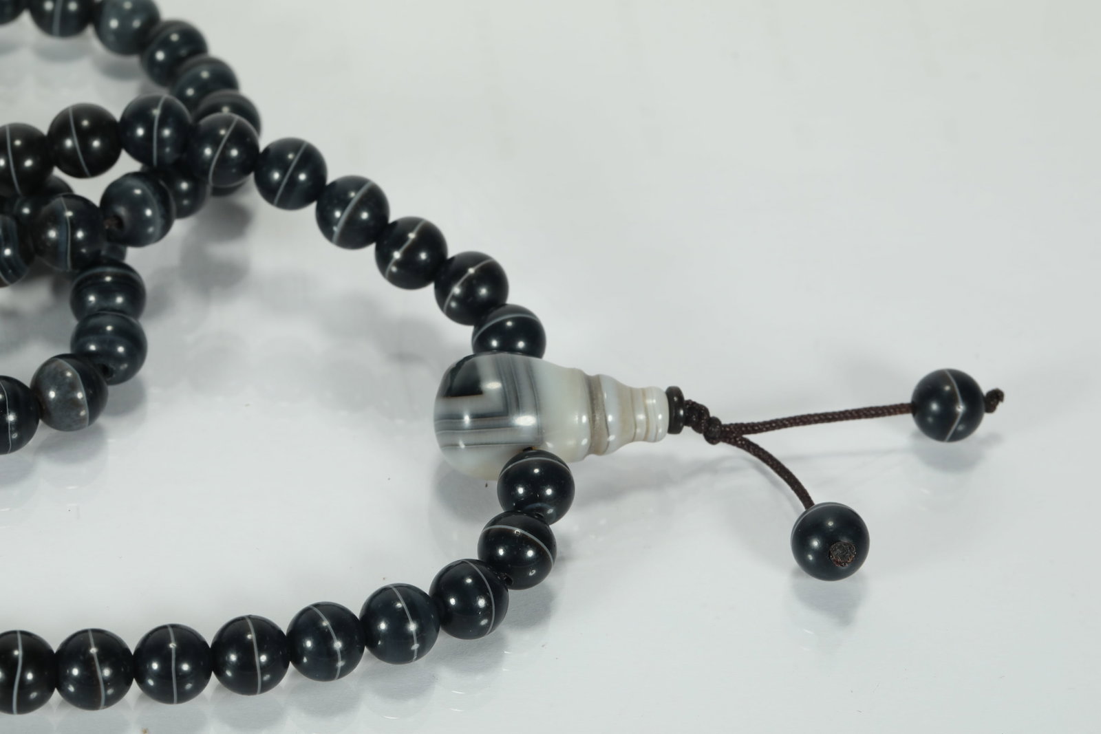 Agate Bead Necklace - 7