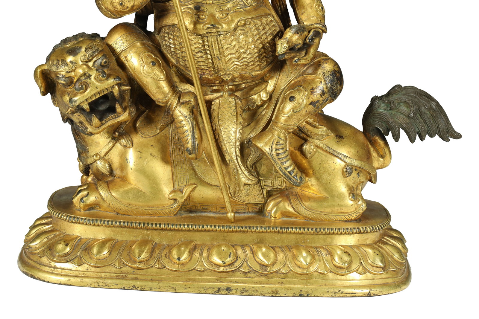 Gilt Bronze Kuberd Figure - 2
