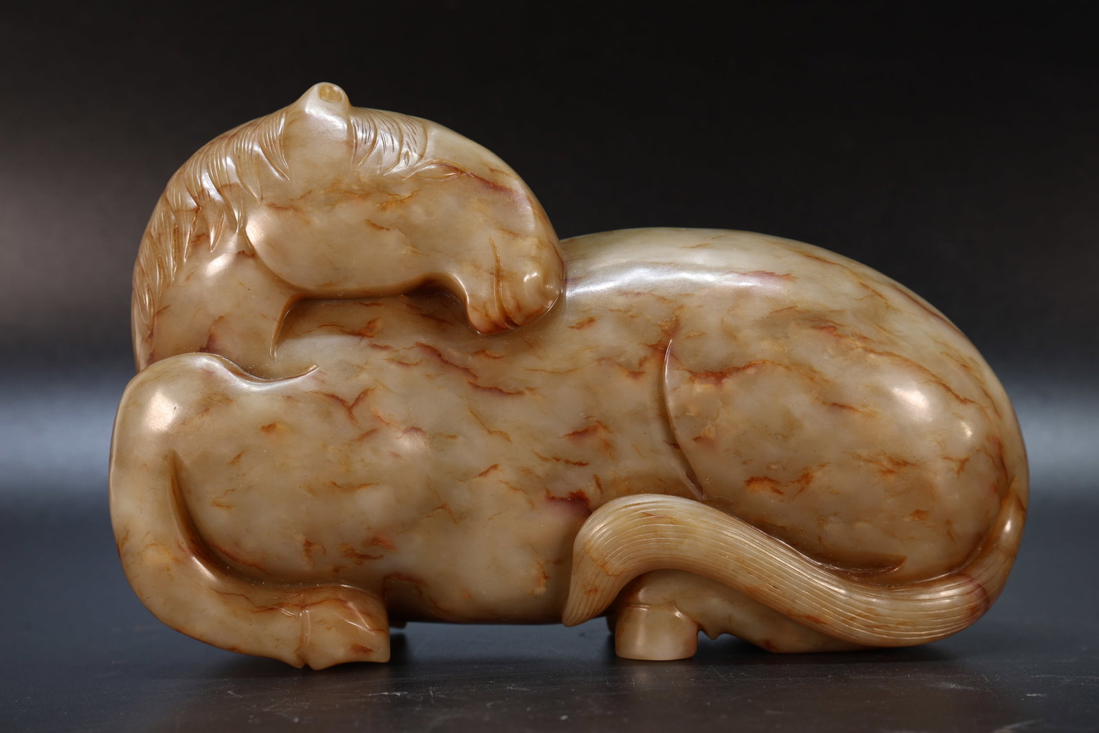 Jade Carved Horse Shape Figure (1 of 12)