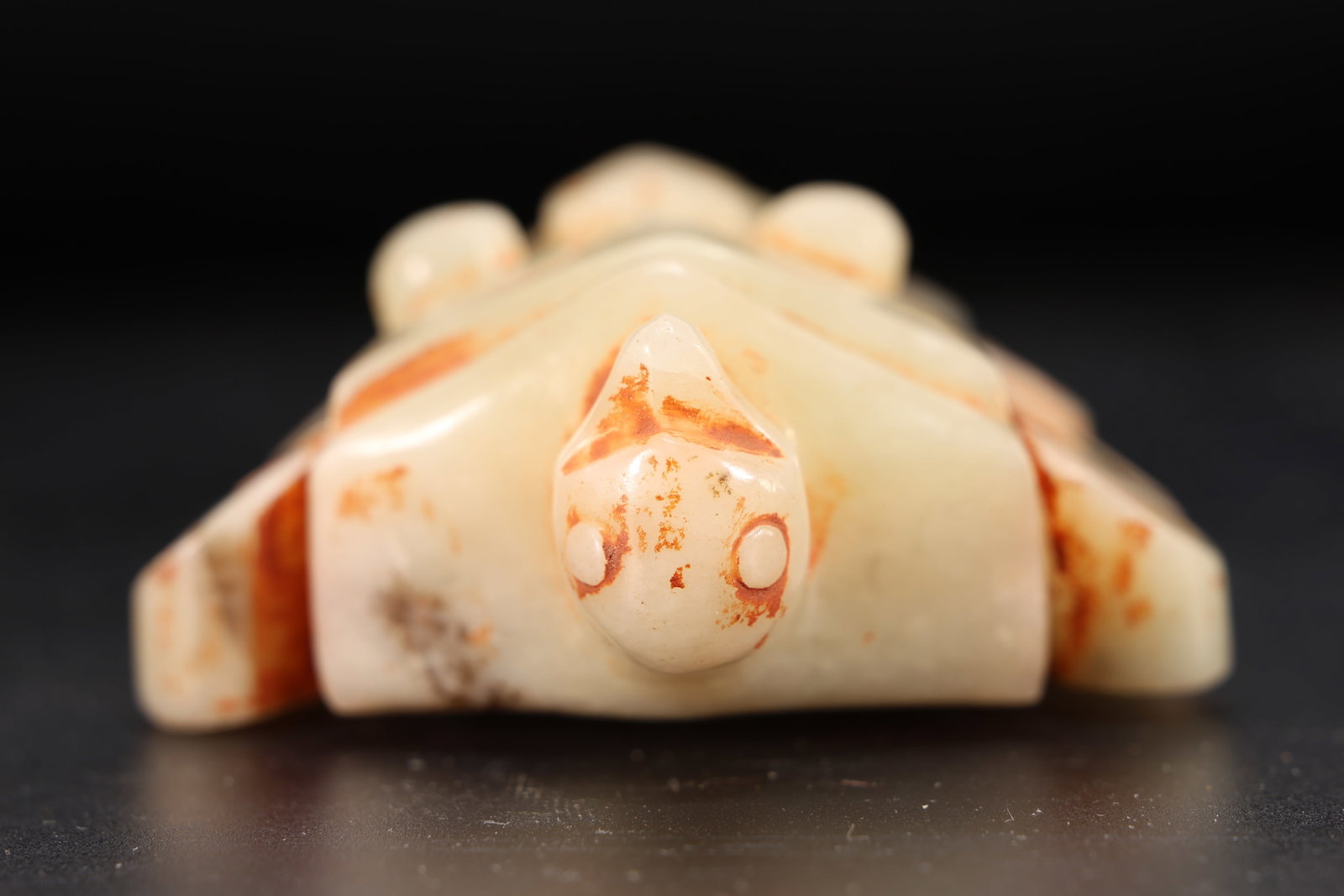 Jade Carved Character Face Pattern Bi - 6